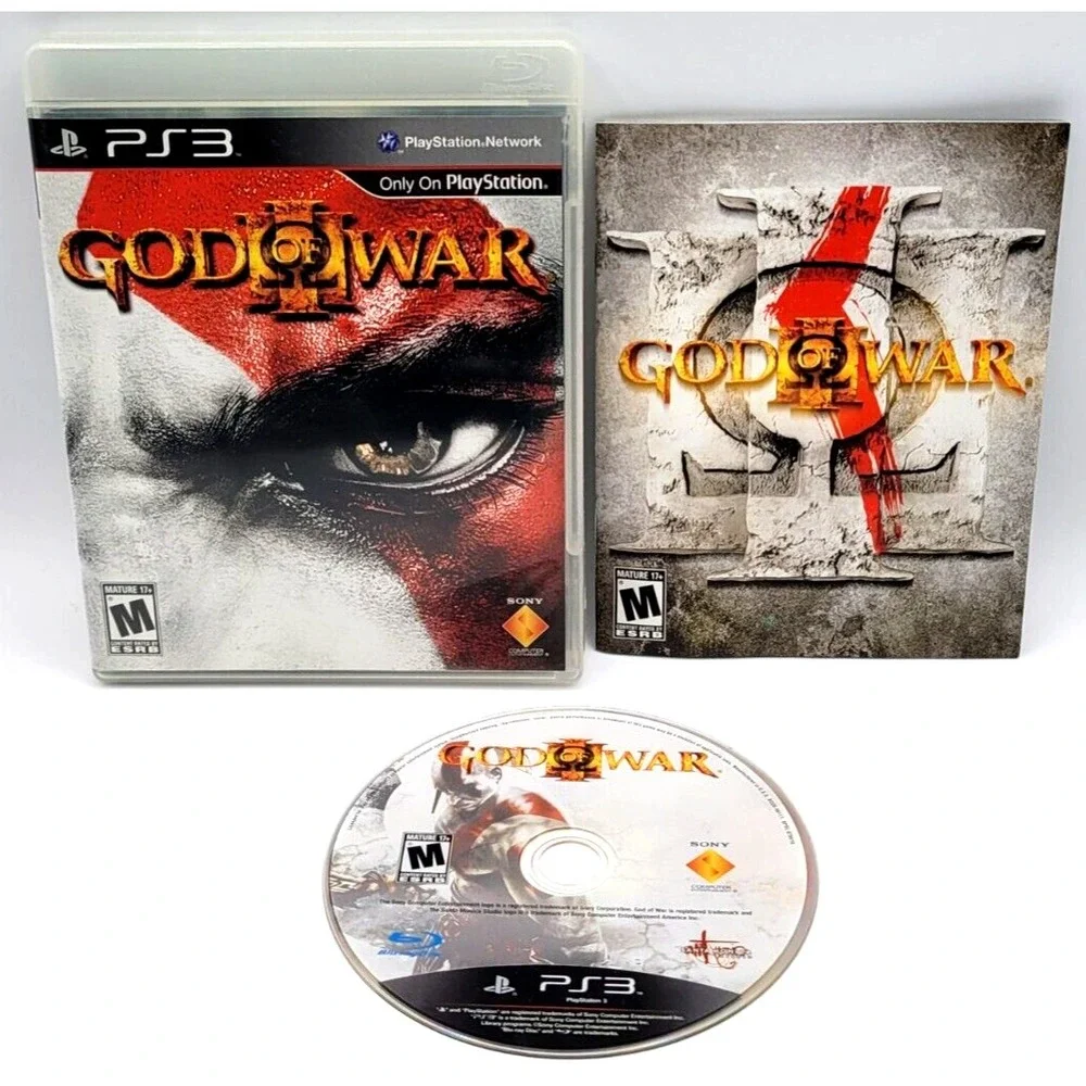GOD OF WAR III 3 CIB COMPLETE‎ IN BOX PS3 PLAYSTATION 3 GAME SONY